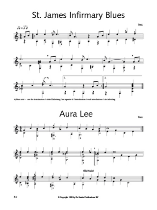 Blue Strings - JNM Van Den Langenberg - Partition - Guitare